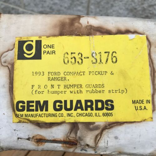 NOS Ford Compact Pickup/Ranger/Bronco II Bumperettes - Gem Guards