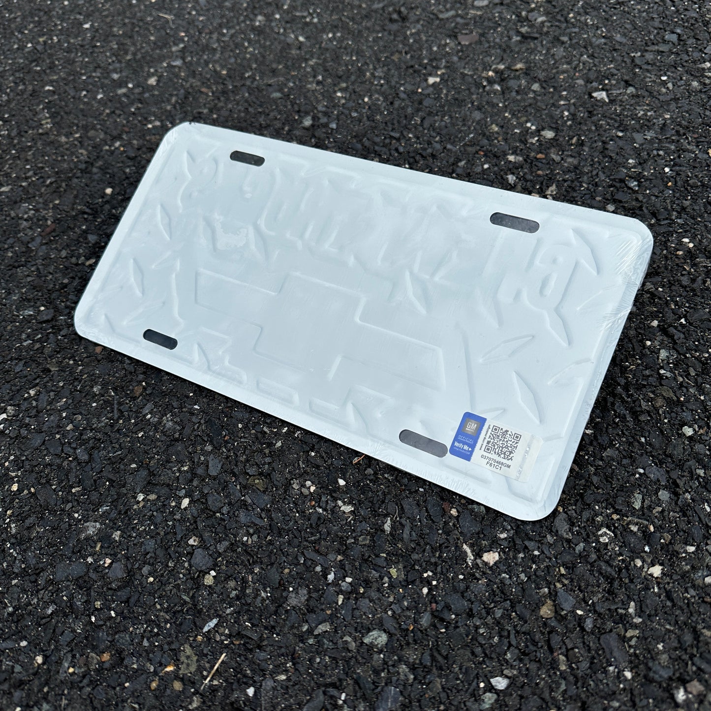 "Chevy Trucks" - Genuine GM Vintage Novelty License Plate