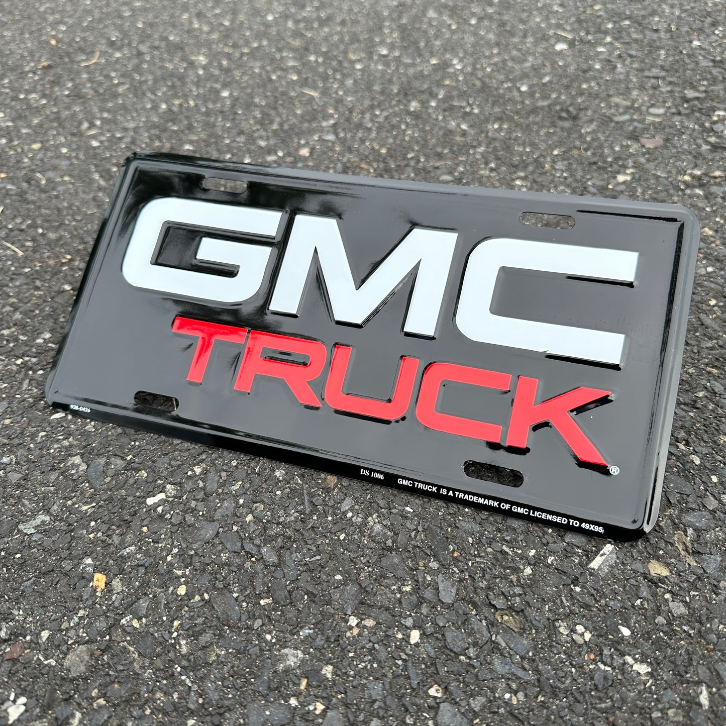 "GMC Truck" - Vintage Novelty License Plate