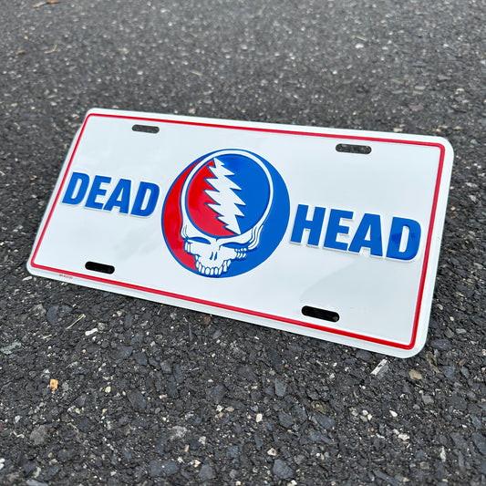 "Dead Head" - Vintage Novelty License Plate