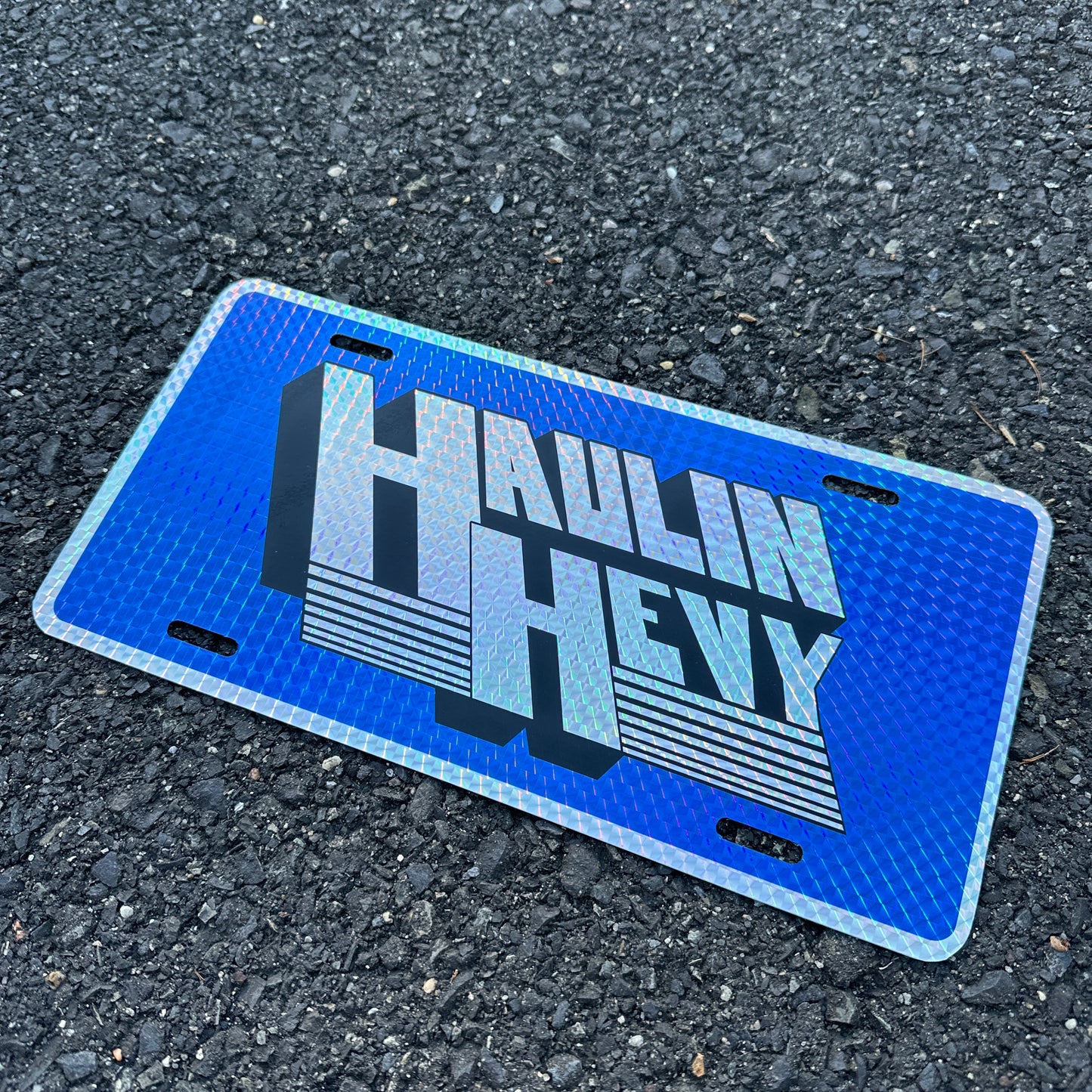 Hevy Hot Plates - Prismatic License Plate