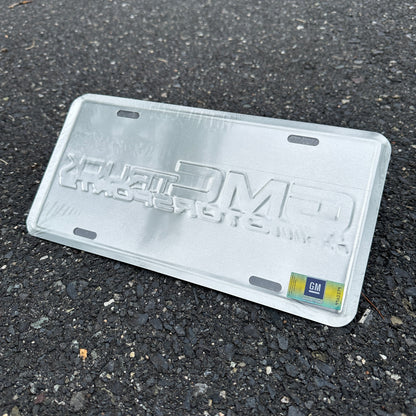 "GMC Truck Motorsports" - Genuine GM Vintage Novelty License Plate