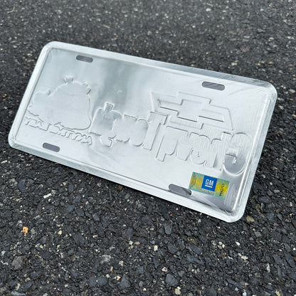 "Chevy Tough Bulldog" - Genuine GM Vintage Novelty License Plate
