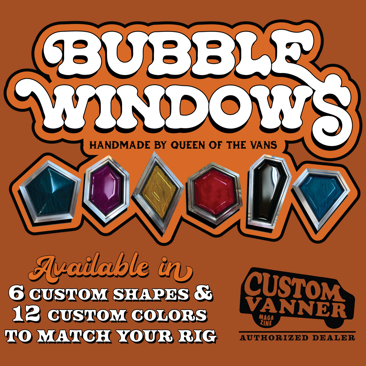 Custom Bubble Windows for Vans, Trucks, and Hot Rods