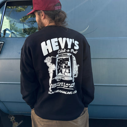 Hevy's Click-N-Pull Crew Neck Sweatshirt