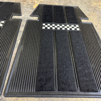 NOS Checker Floor Mats - Plasticolor