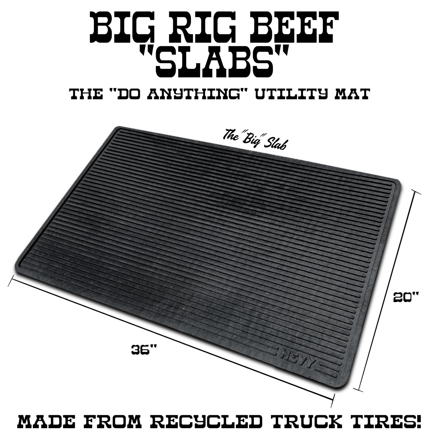 BigRig Beef Slabs - Universal Utility Mats