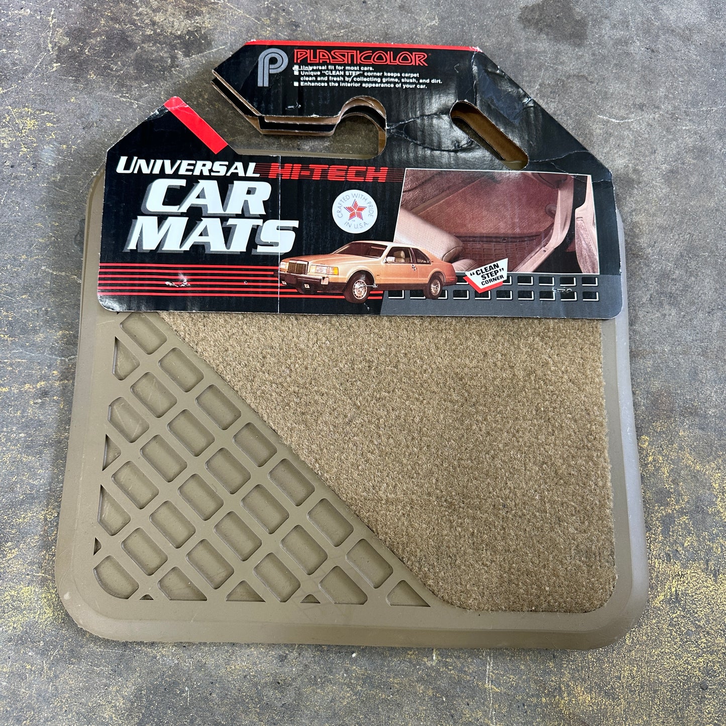 NOS "Hi-Tech" Rear Floor Mats - Plasticolor