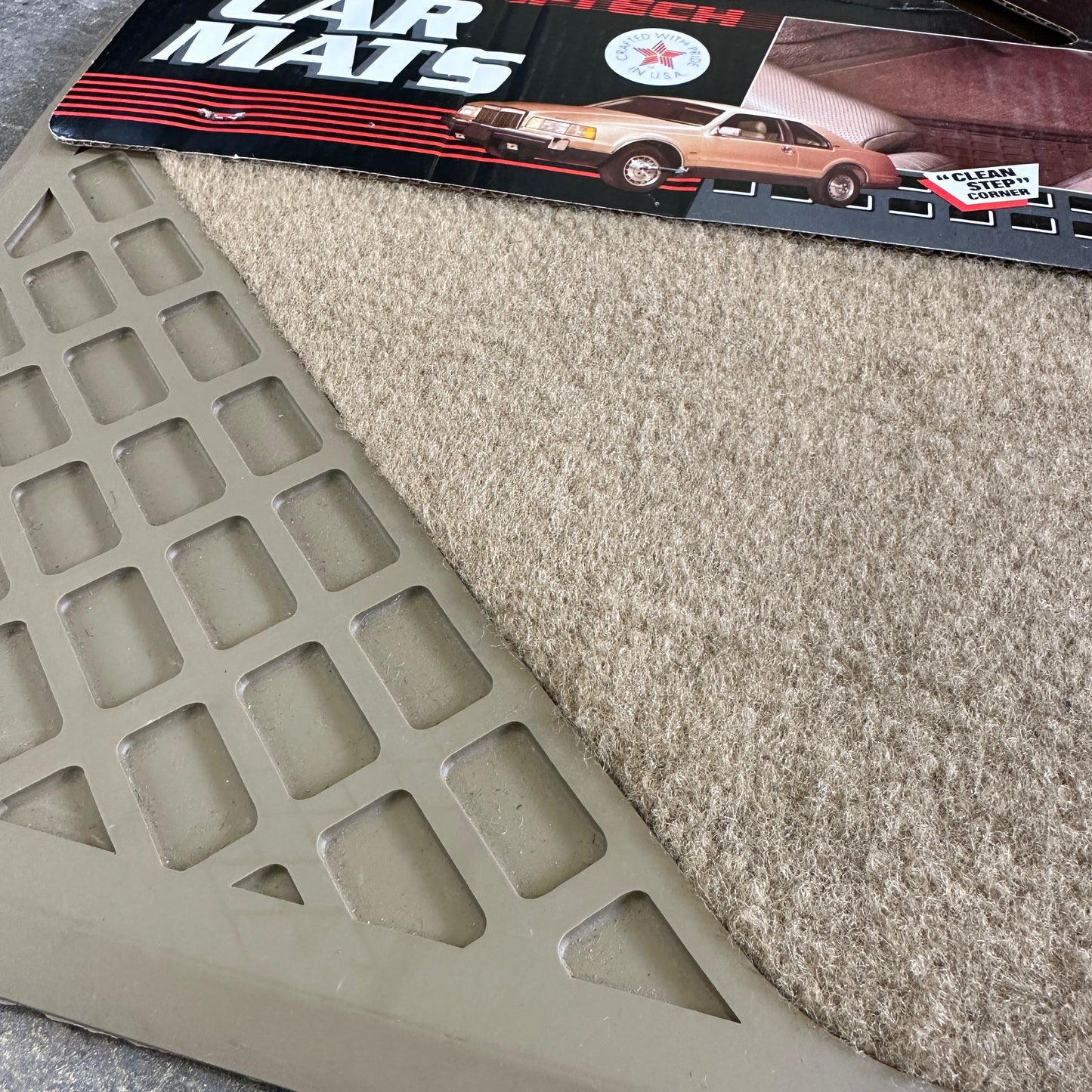 NOS "Hi-Tech" Rear Floor Mats - Plasticolor