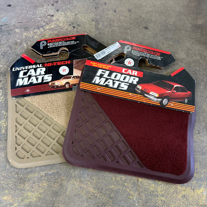 NOS "Hi-Tech" Rear Floor Mats - Plasticolor