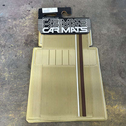 NOS Striped Floor Mats - Plasticolor