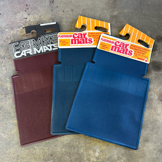 NOS Textured Floor Mats - Plasticolor