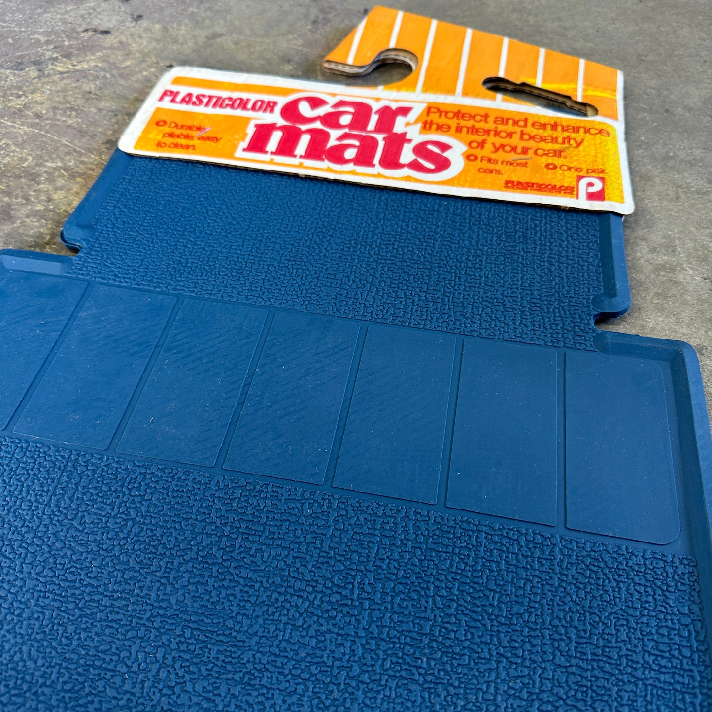 NOS Textured Floor Mats - Plasticolor