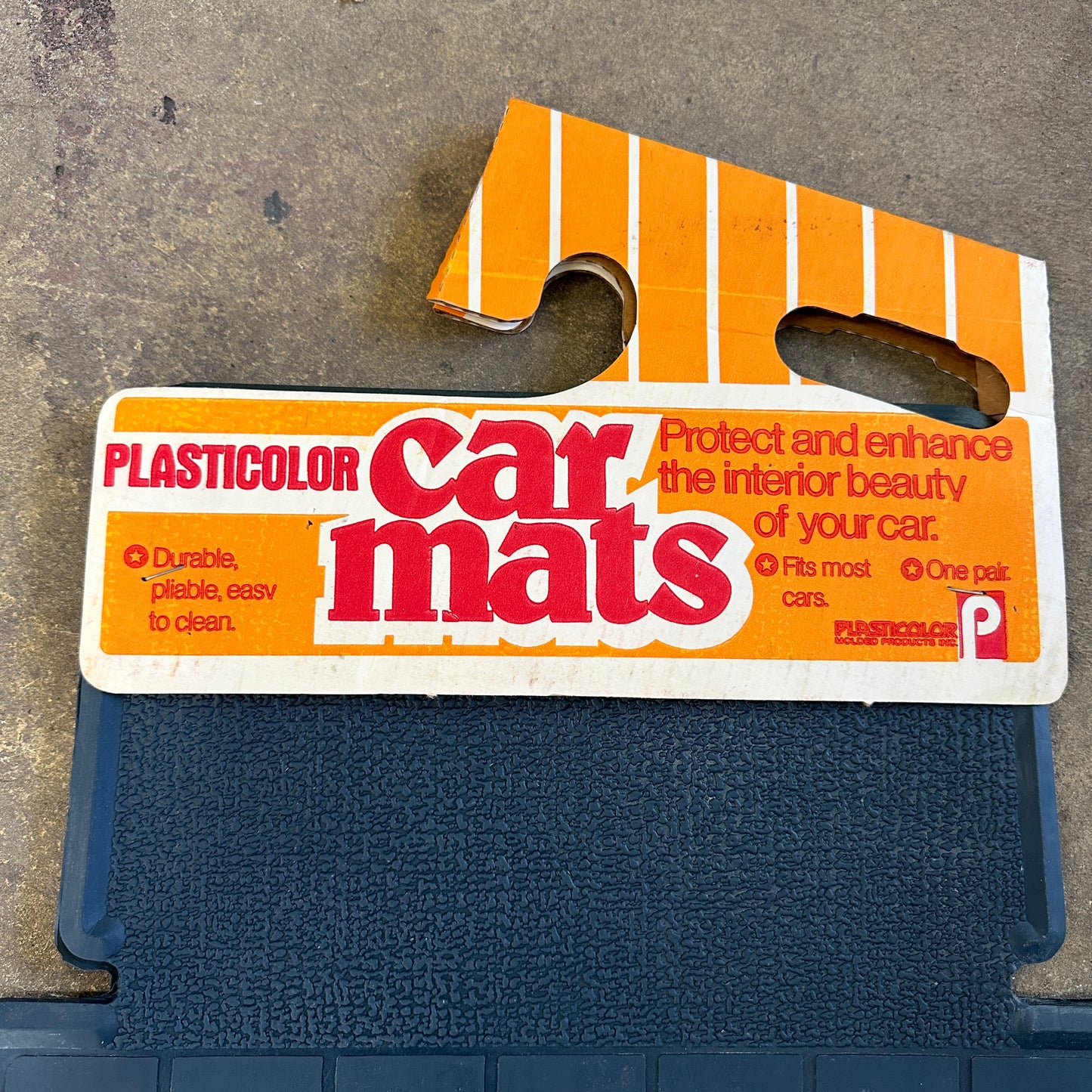 NOS Textured Floor Mats - Plasticolor