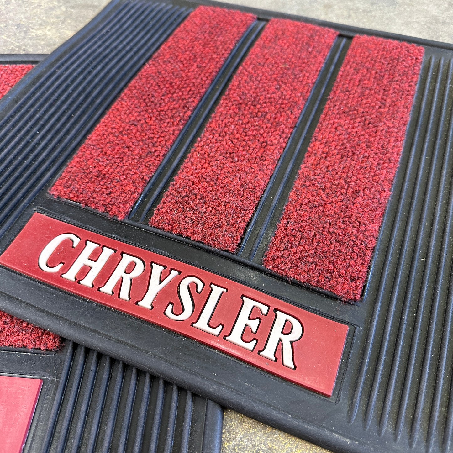 NOS Chrysler Rear Floor Mats - Plasticolor