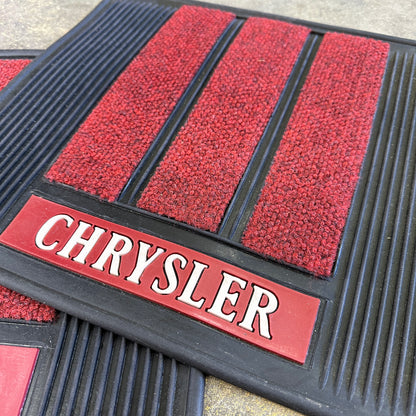 NOS Chrysler Rear Floor Mats - Plasticolor