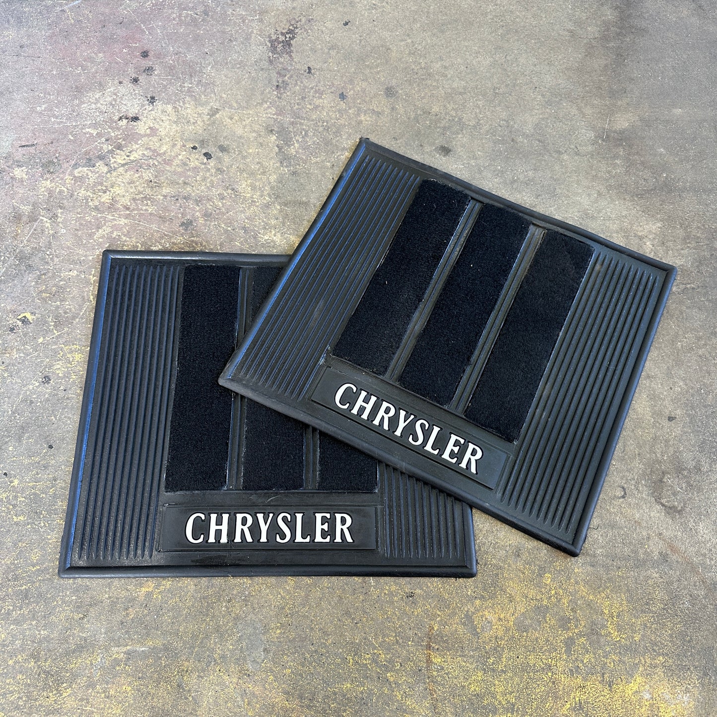 NOS Chrysler Rear Floor Mats - Plasticolor