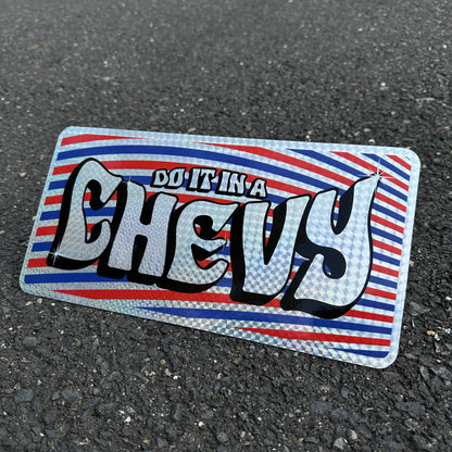 Hevy Hot Plates - Prismatic License Plate