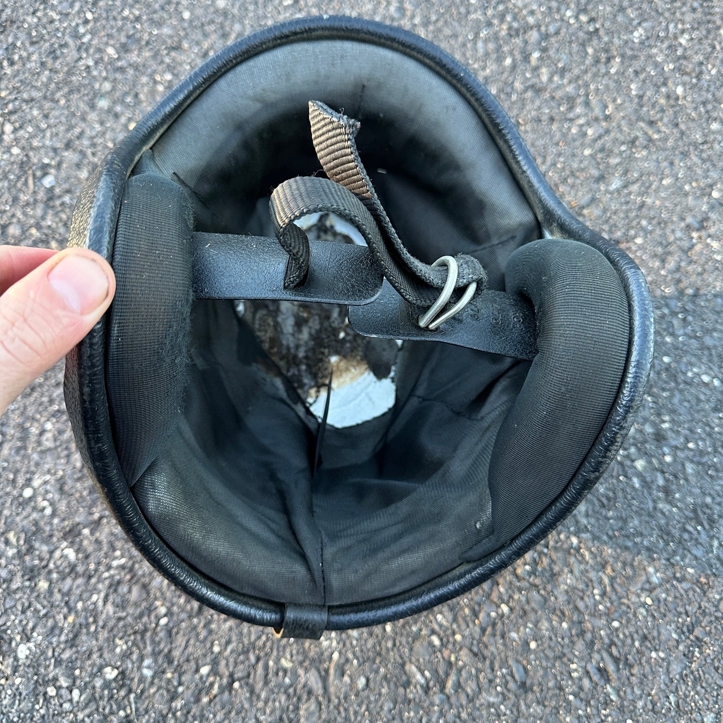 1979 Vintage 3/4 Red Metal Flake Helmet