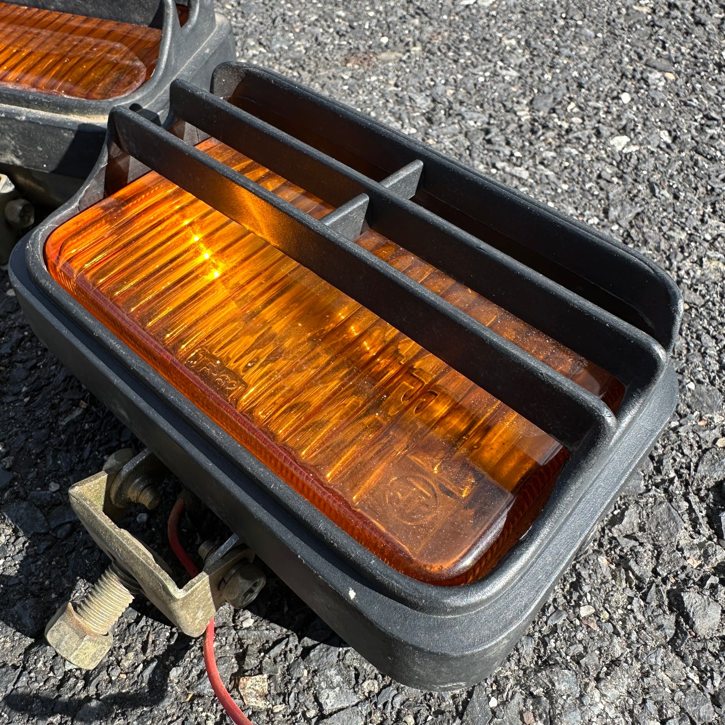 Vintage Amber Fog Lights