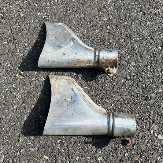 Buco Fishtail Exhaust Tips PAIR