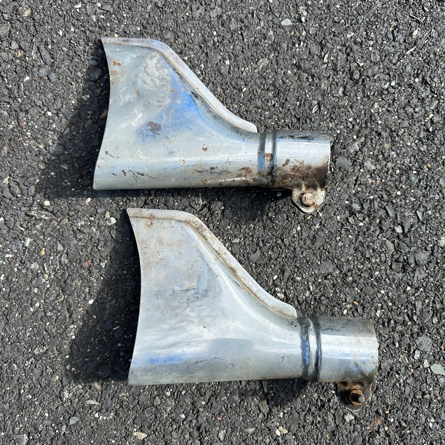 Buco Fishtail Exhaust Tips PAIR