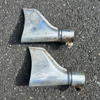 Buco Fishtail Exhaust Tips PAIR