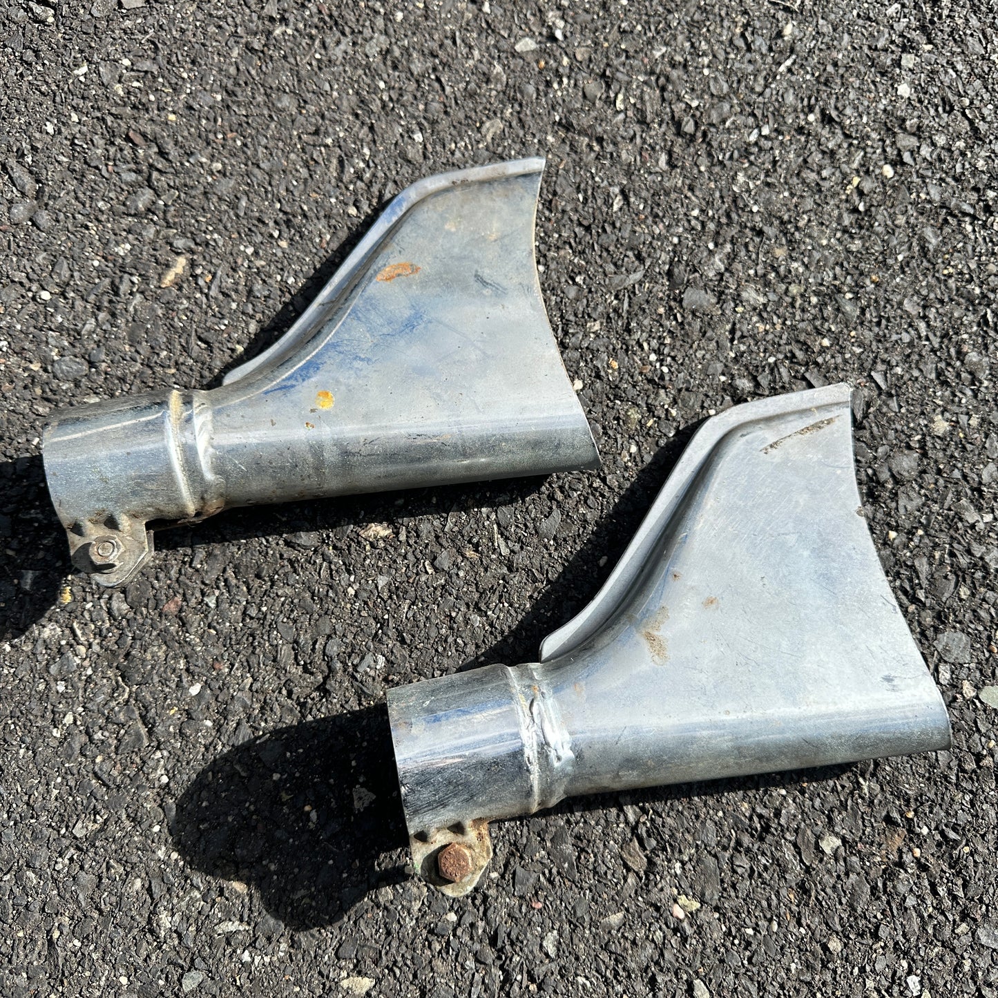 Buco Fishtail Exhaust Tips PAIR