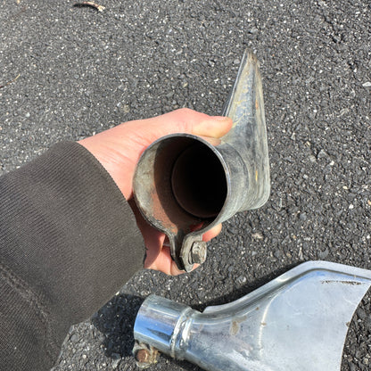 Buco Fishtail Exhaust Tips PAIR