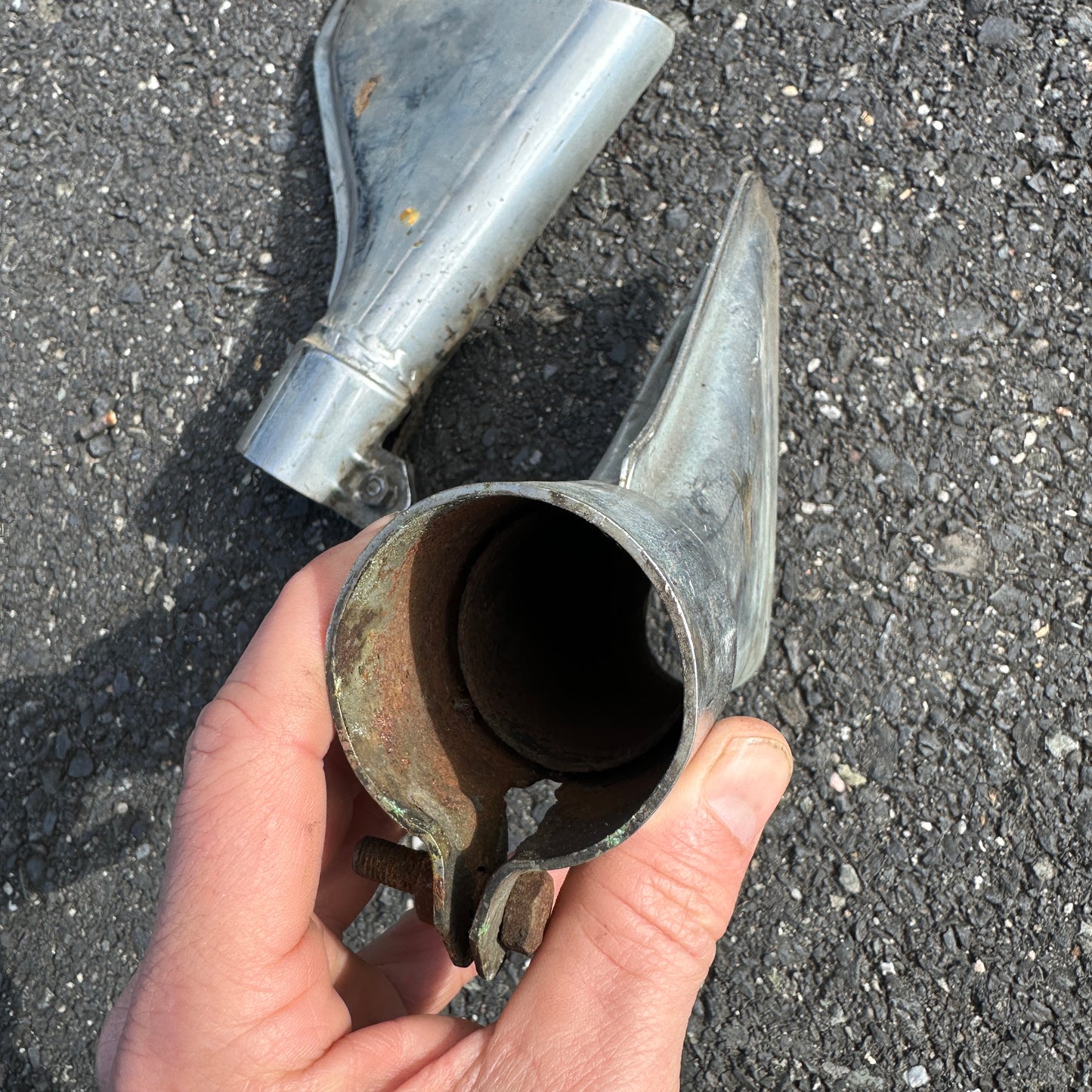 Buco Fishtail Exhaust Tips PAIR