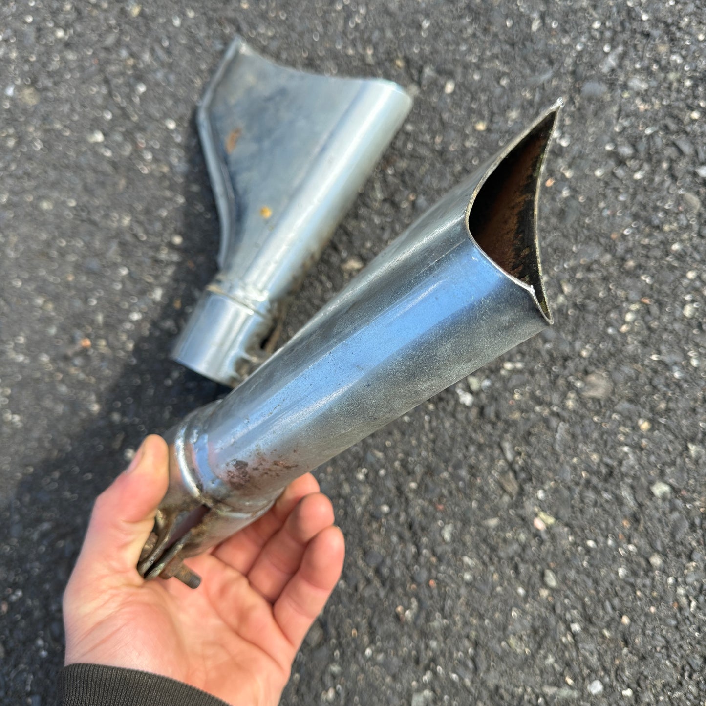 Buco Fishtail Exhaust Tips PAIR