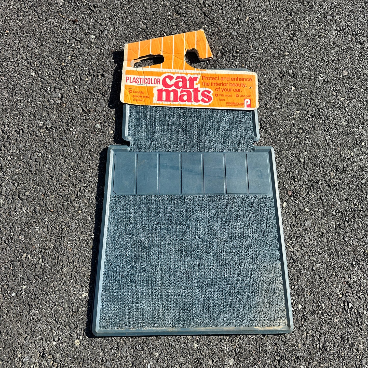 NOS Textured Floor Mats - Plasticolor