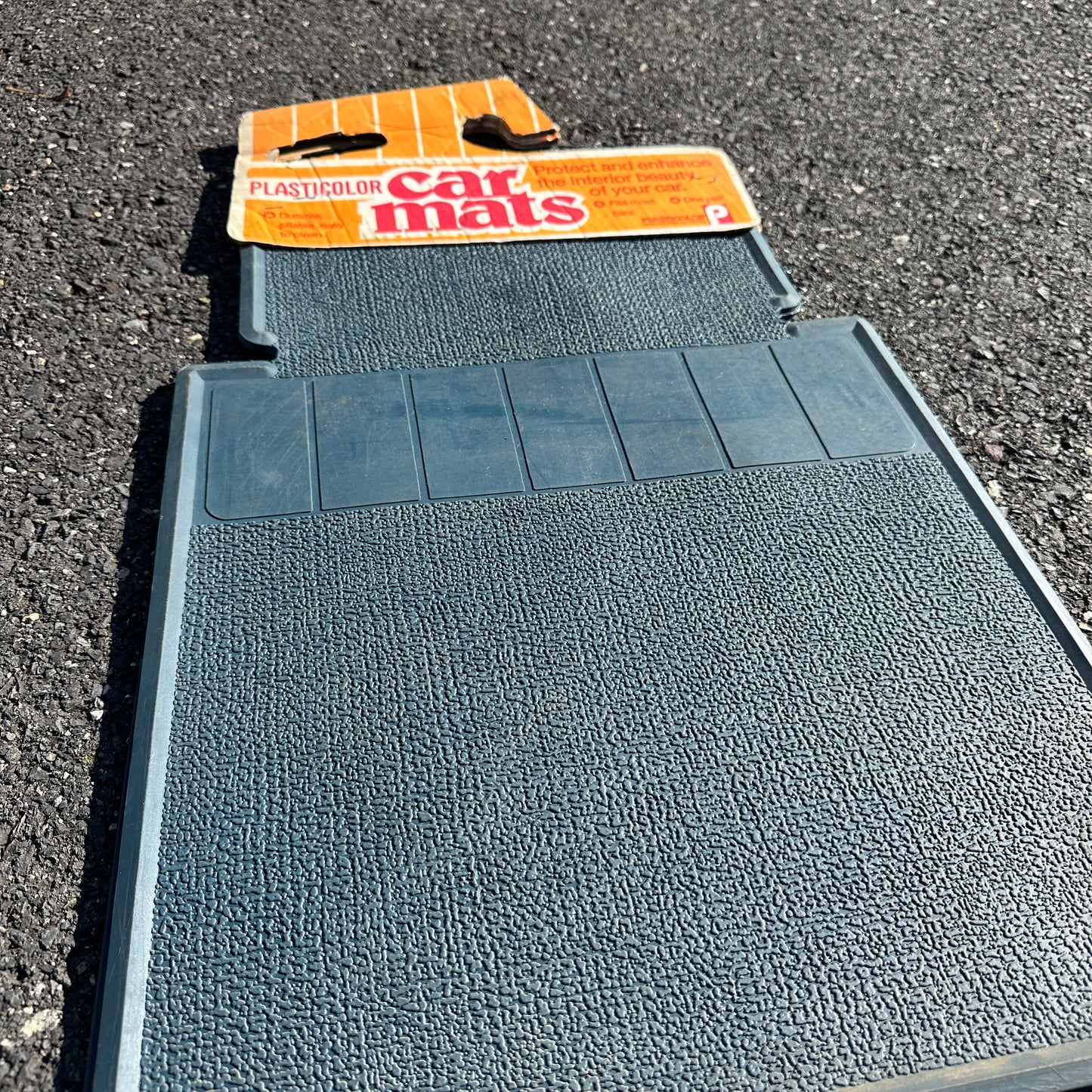 NOS Textured Floor Mats - Plasticolor