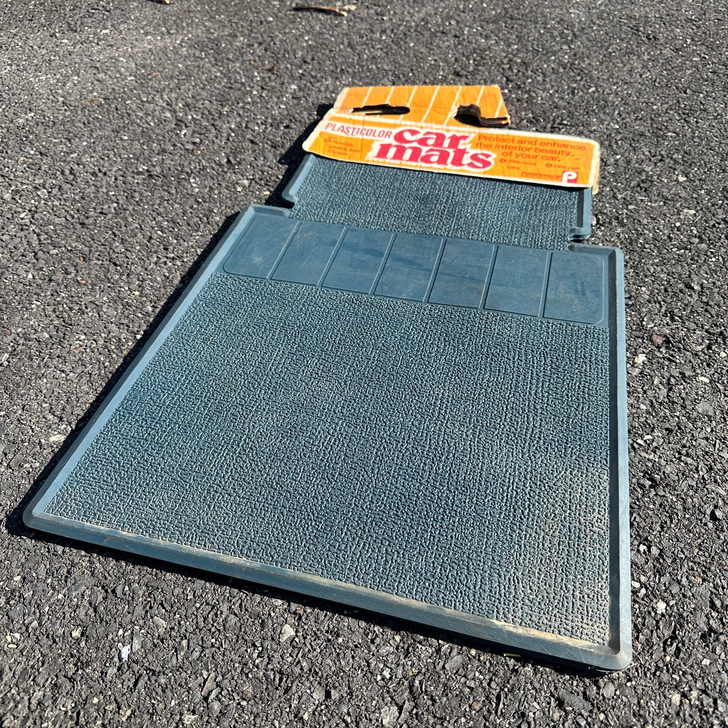 NOS Textured Floor Mats - Plasticolor