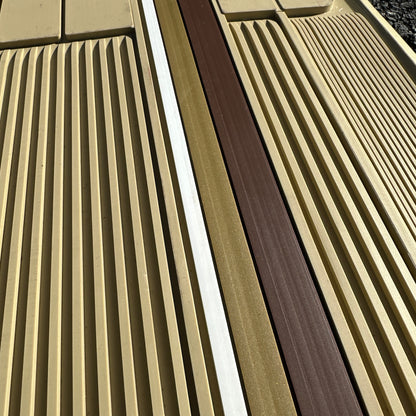 NOS Tan Striped Floor Mats - Plasticolor