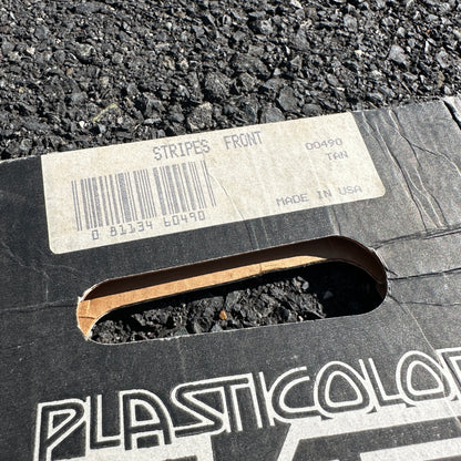 NOS Tan Striped Floor Mats - Plasticolor