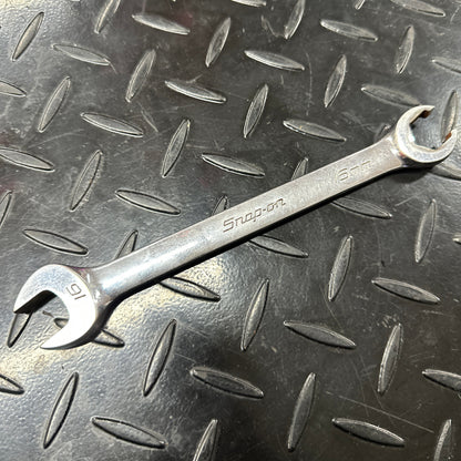 Snap-On Metric Flare Nut Combination Wrench 16MM RXSM16 Vintage 90s