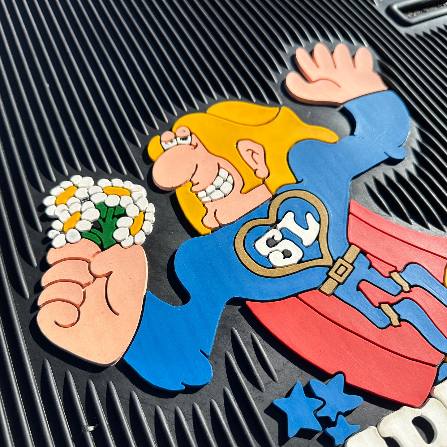 NOS Super Lover Floor Mats Large - Plasticolor 24x18