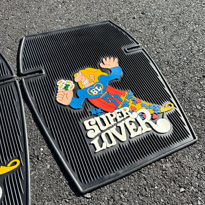 NOS Super Lover Floor Mats Large - Plasticolor 24x18