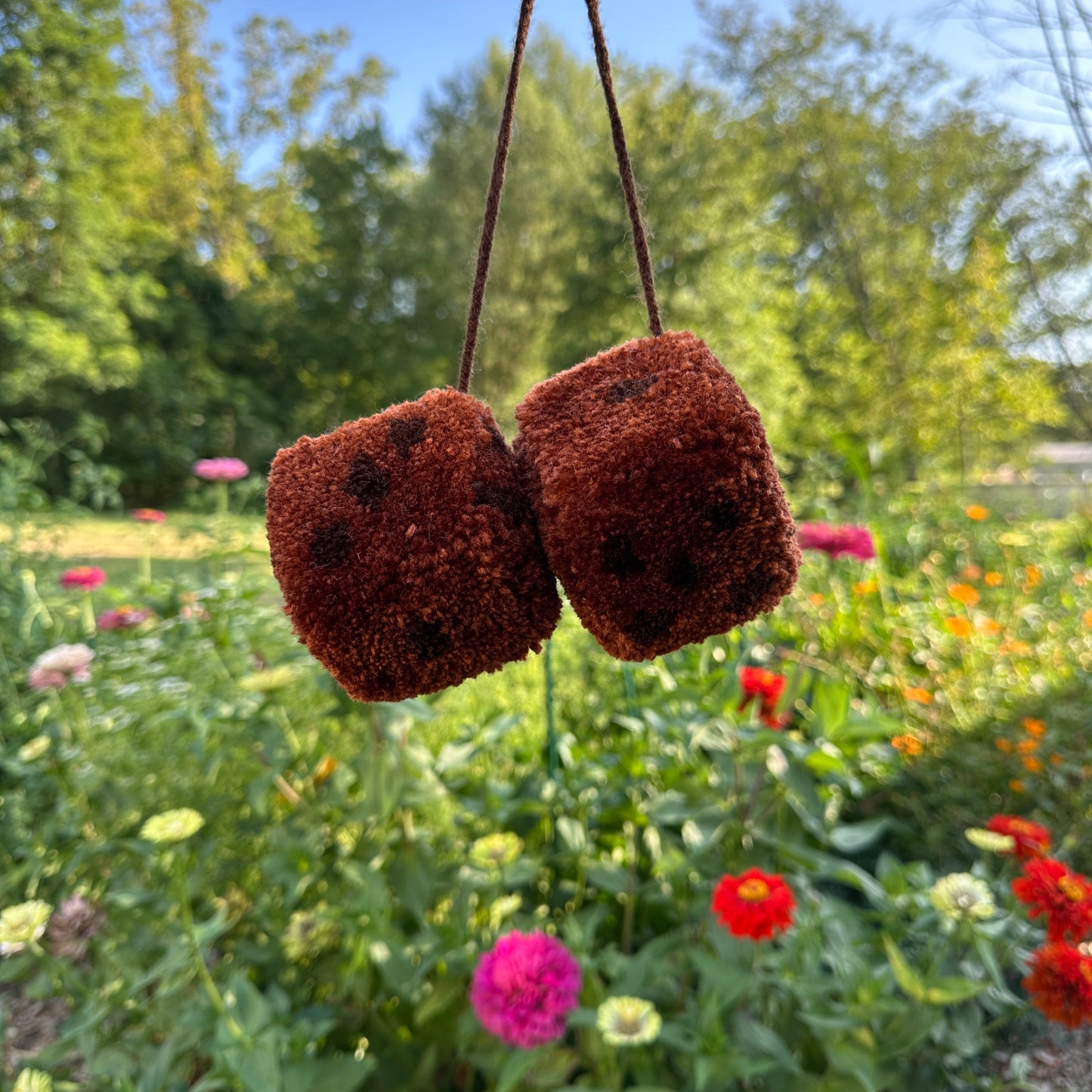 Fuzzy Dice - Handmade by Hevy