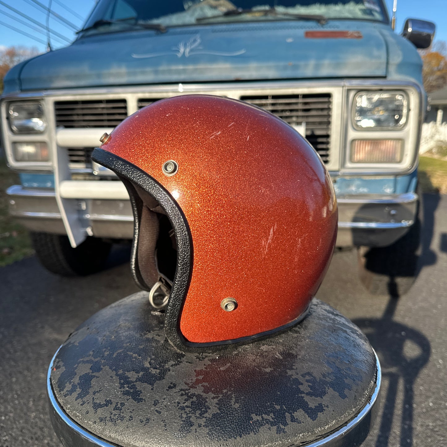 Street Sport metalflake 3/4 Helmet