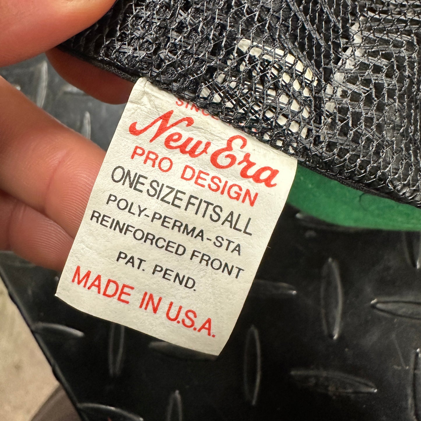 Vintage Snap-On Trucker Hat Black