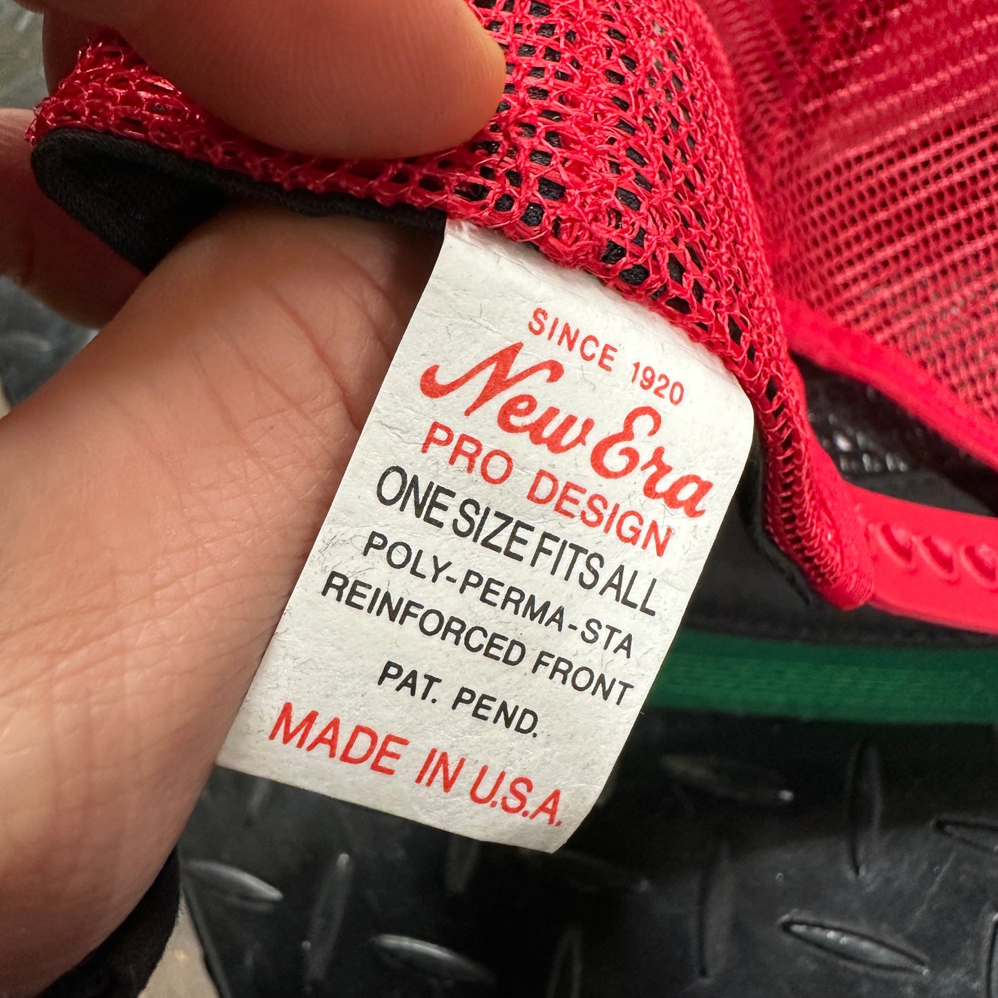 Vintage Snap-On Trucker Hat Red