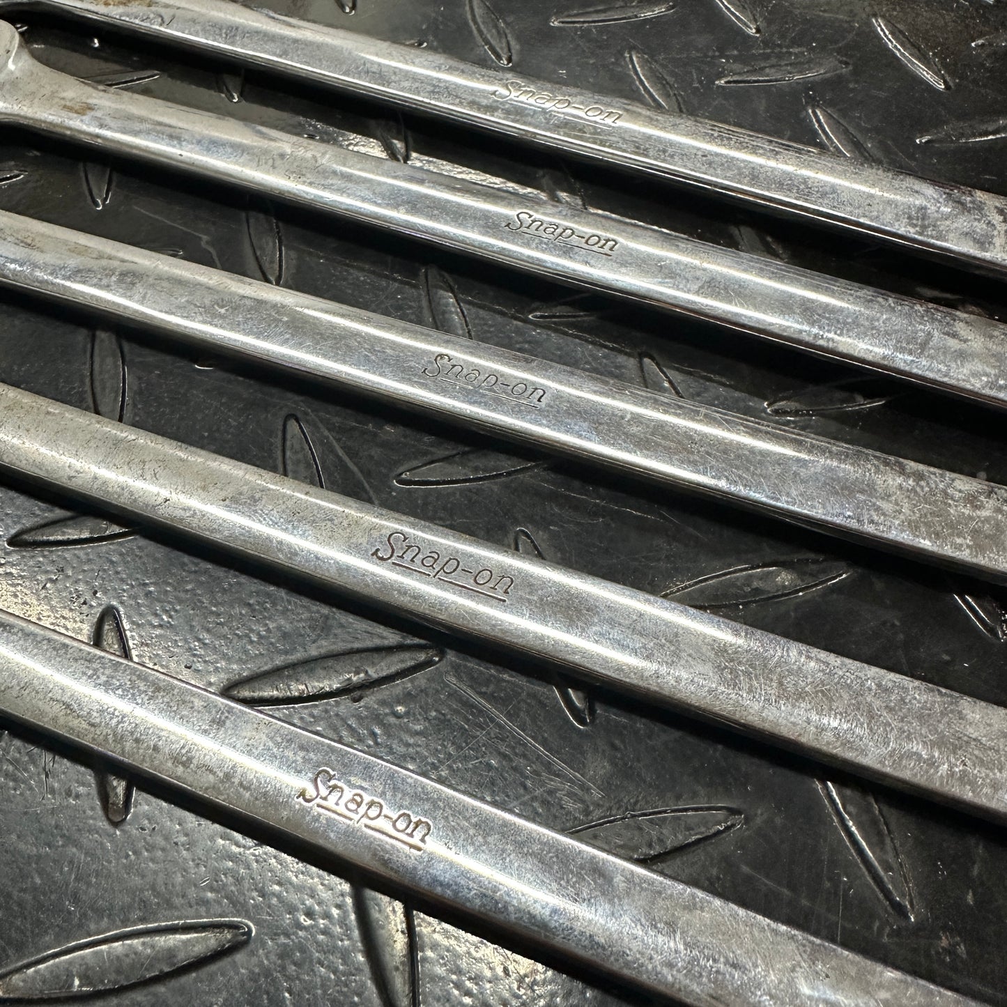 Snap-On SAE 5pc Long Combo Wrench Set 1/2 - 3/4" OEXL Extended Length Underline