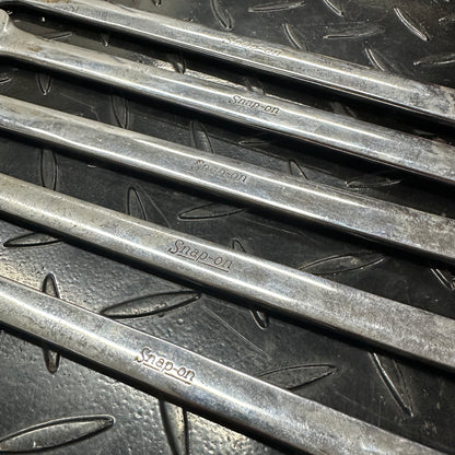 Snap-On SAE 5pc Long Combo Wrench Set 1/2 - 3/4" OEXL Extended Length Underline