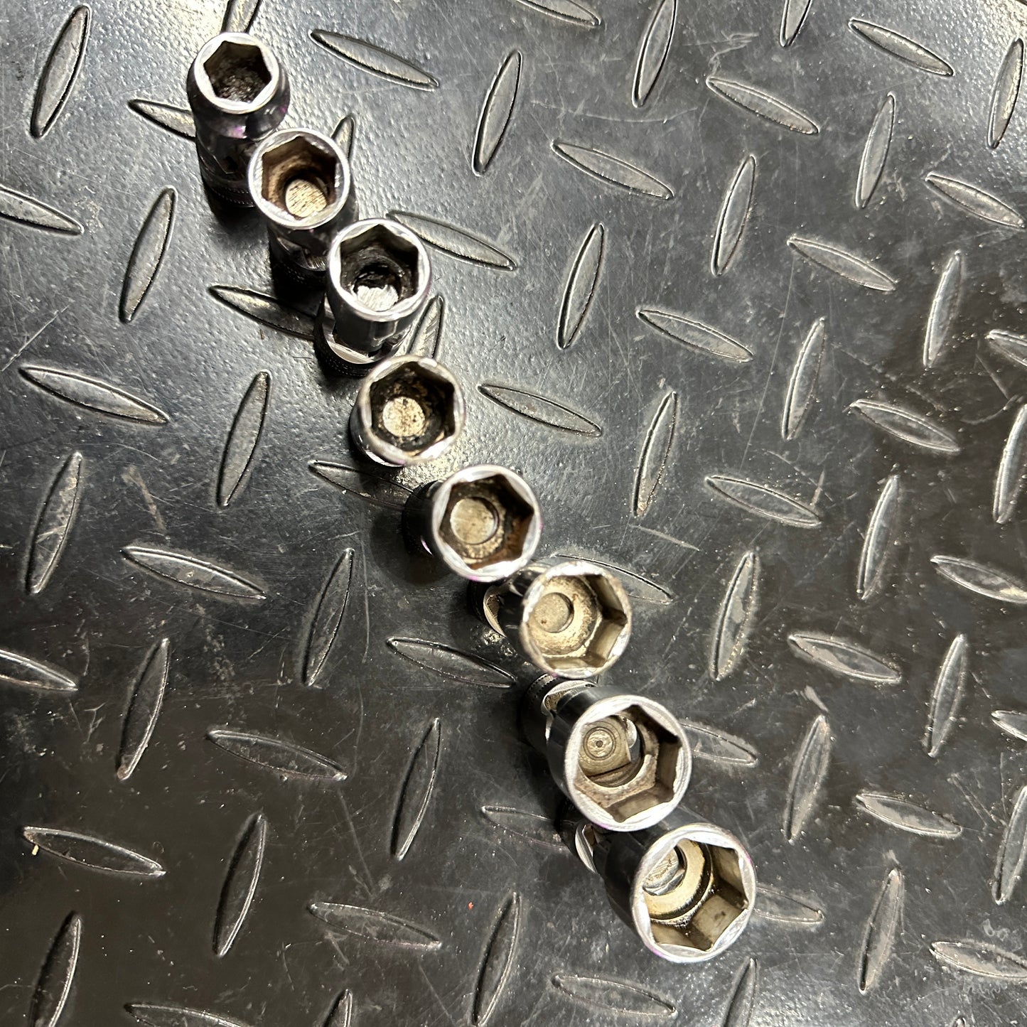 Snap-on Metric Flex Swivel 6pt Socket 8pc Set 10mm-18mm FSUM 3/8 Drive