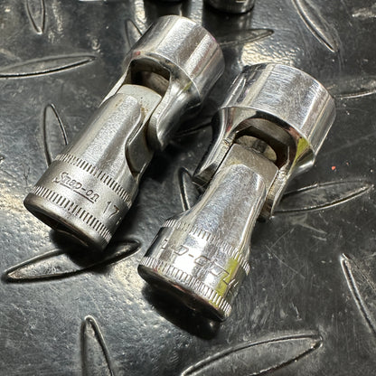 Snap-on Metric Flex Swivel 6pt Socket 8pc Set 10mm-18mm FSUM 3/8 Drive