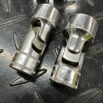 Snap-on Metric Flex Swivel 6pt Socket 8pc Set 10mm-18mm FSUM 3/8 Drive