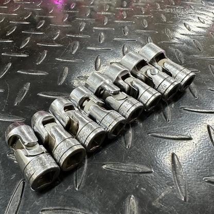 Snap-on 3/8 Drive SAE 6pt Flex Swivel Head 8pc Socket Set 5/16"-3/4" Underline