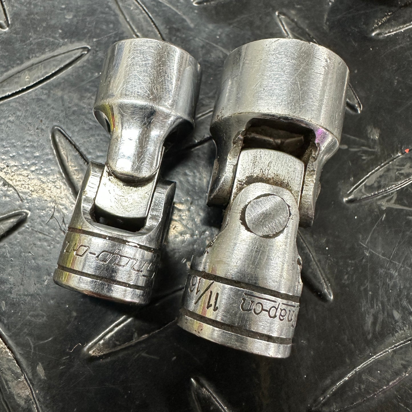 Snap-on 3/8 Drive SAE 6pt Flex Swivel Head 8pc Socket Set 5/16"-3/4" Underline